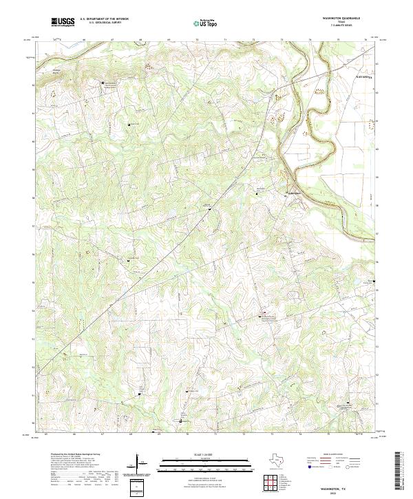 USGS Topographic Map – Washington