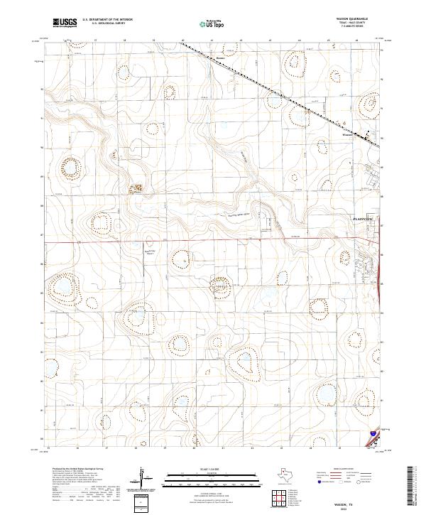 USGS Topographic Map – Wasson