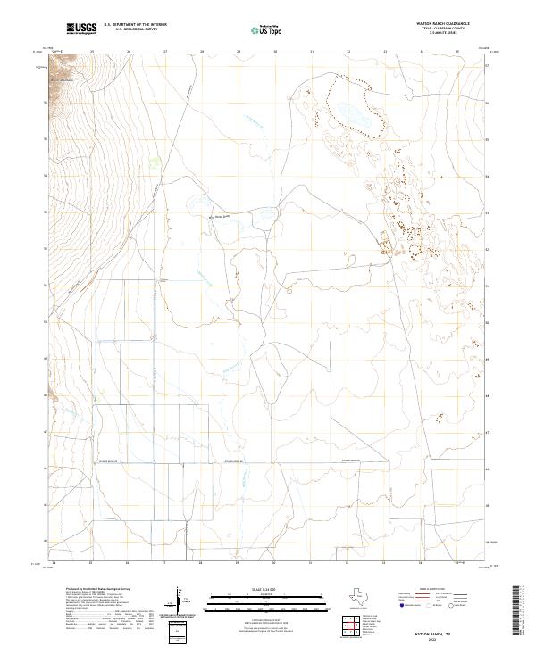USGS Topographic Map – Watson Ranch