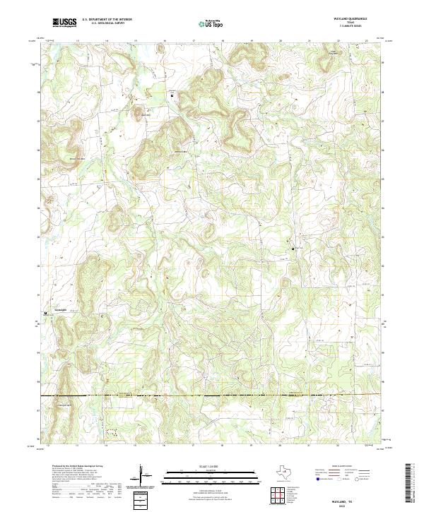 USGS Topographic Map – Wayland