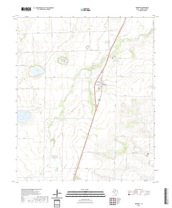 USGS Topographic Map – Weinert