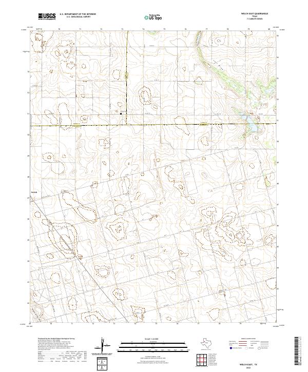 USGS Topographic Map – Welch East