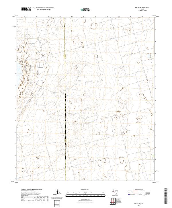 2022 Map of Welch SW, 2022 Print