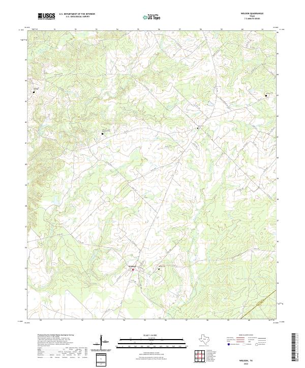 USGS Topographic Map – Weldon