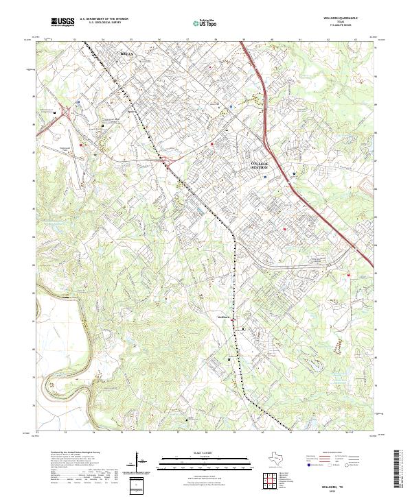 USGS Topographic Map – Wellborn