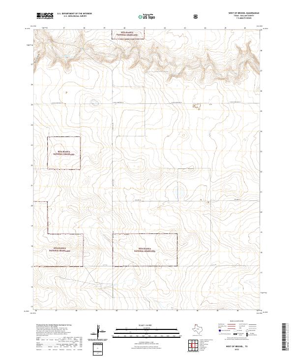 USGS Topographic Map – West of Brickel