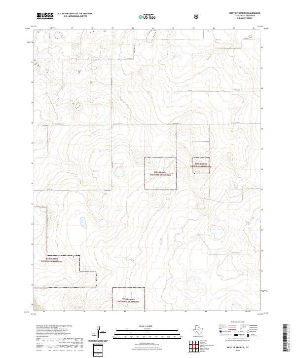 2022 Map of West of Kerrick, 2022 Print