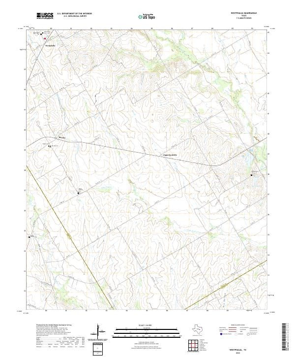 USGS Topographic Map – Westphalia