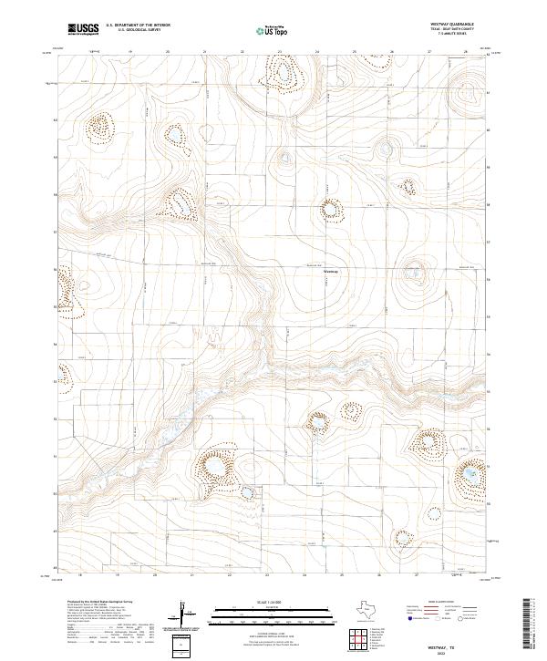 USGS Topographic Map – Westway