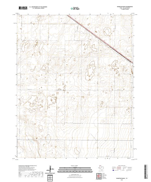 USGS Topographic Map – Wharton Ranch