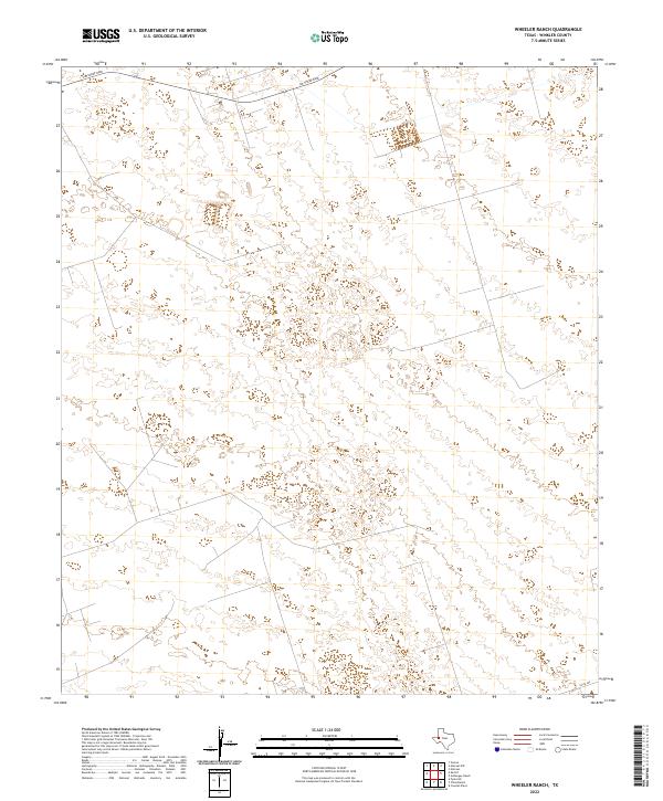 2022 Map of Wheeler Ranch, 2022 Print