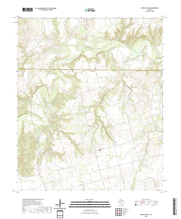USGS Topographic Map – White Canyon