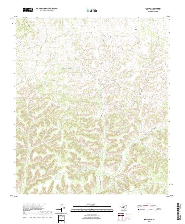 USGS Topographic Map – White Draw