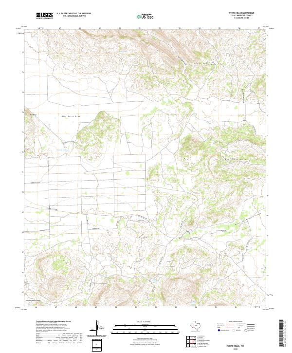 USGS Topographic Map – White Hills