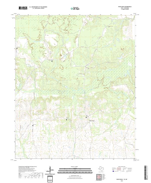 USGS Topographic Map – White Rock