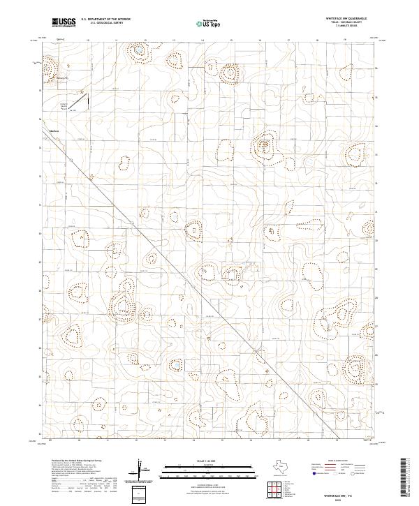 USGS Topographic Map – Whiteface NW