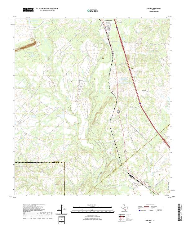 USGS Topographic Map – Whitsett