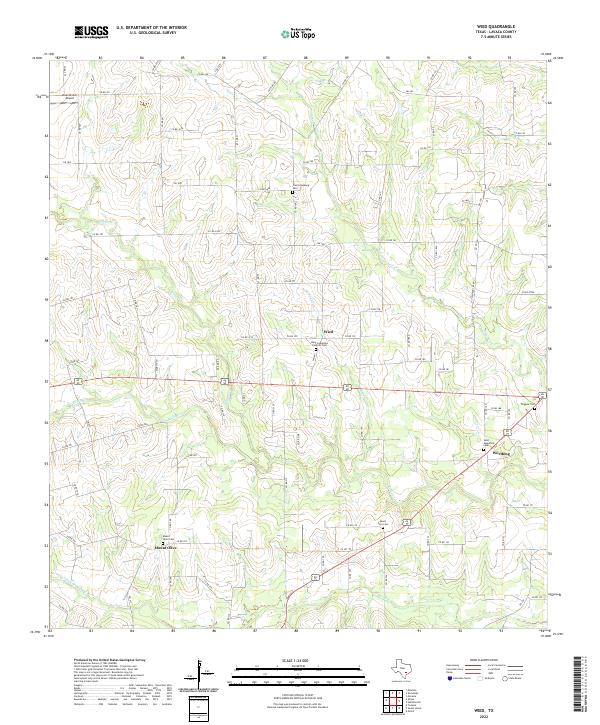USGS Topographic Map – Wied