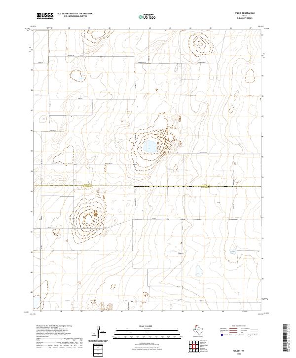 USGS Topographic Map – Wilco