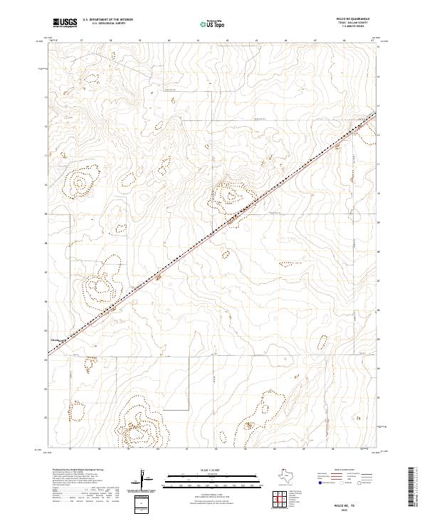 USGS Topographic Map – Wilco NE
