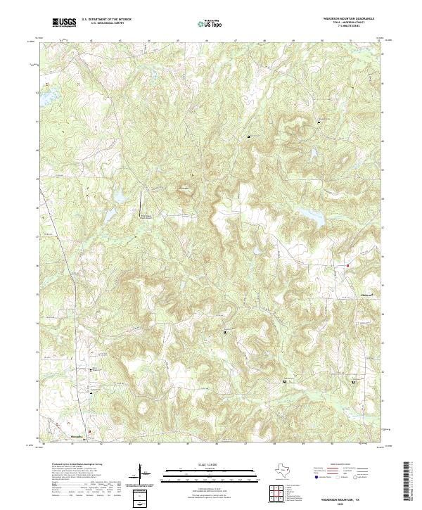 USGS Topographic Map – Wilkerson Mountain