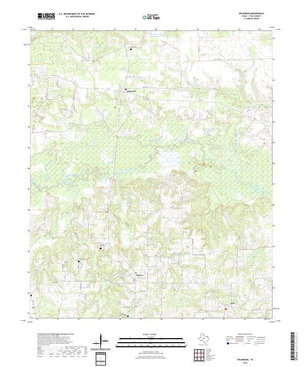 USGS Topographic Map – Wilkinson