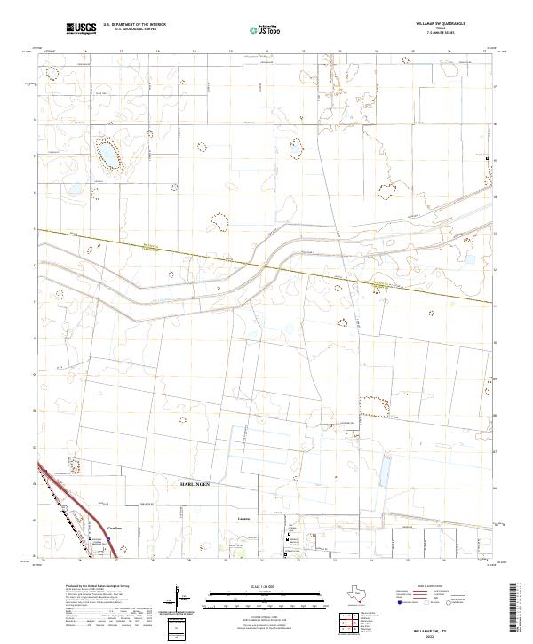 USGS Topographic Map – Willamar SW
