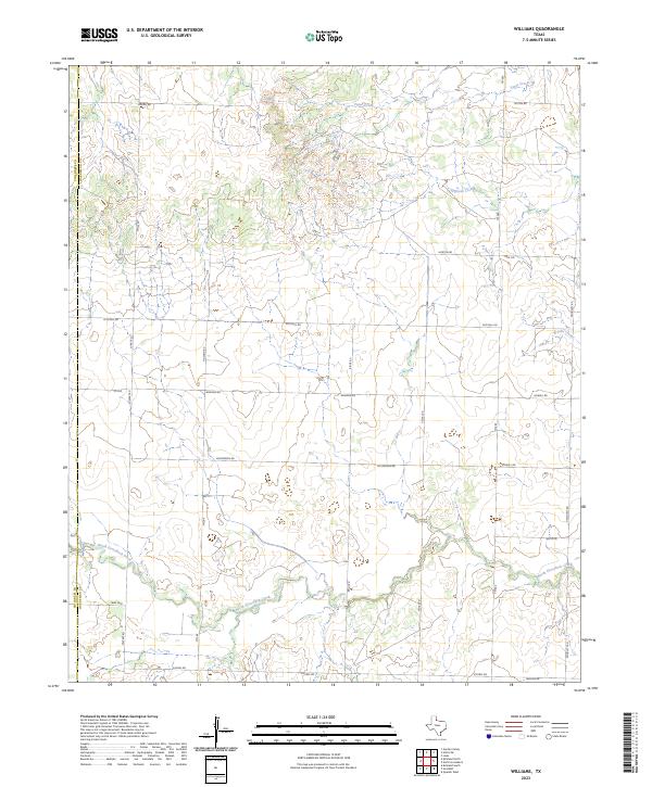 USGS Topographic Map – Williams