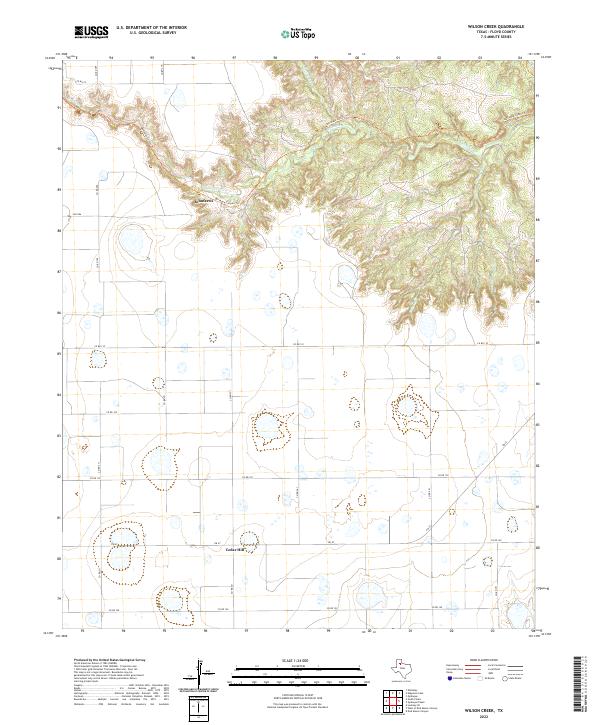 USGS Topographic Map – Wilson Creek