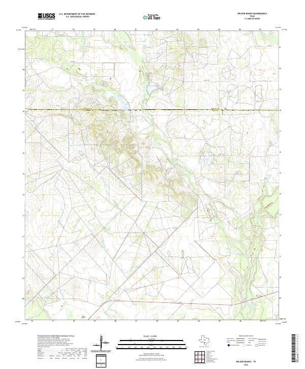 USGS Topographic Map – Wilson Ranch