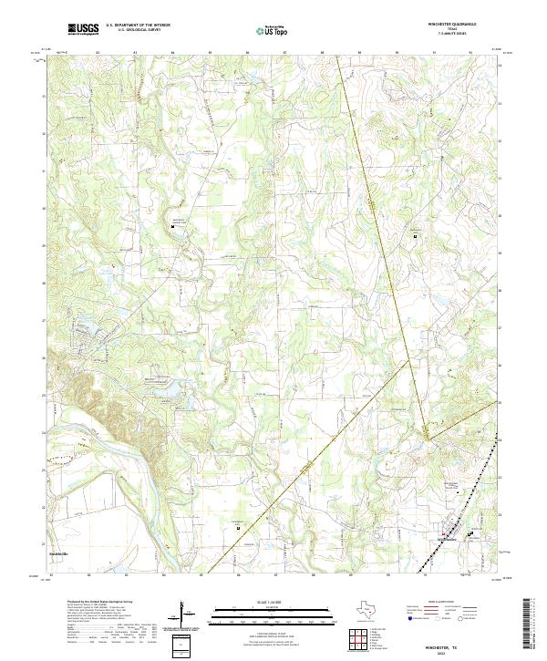 USGS Topographic Map – Winchester