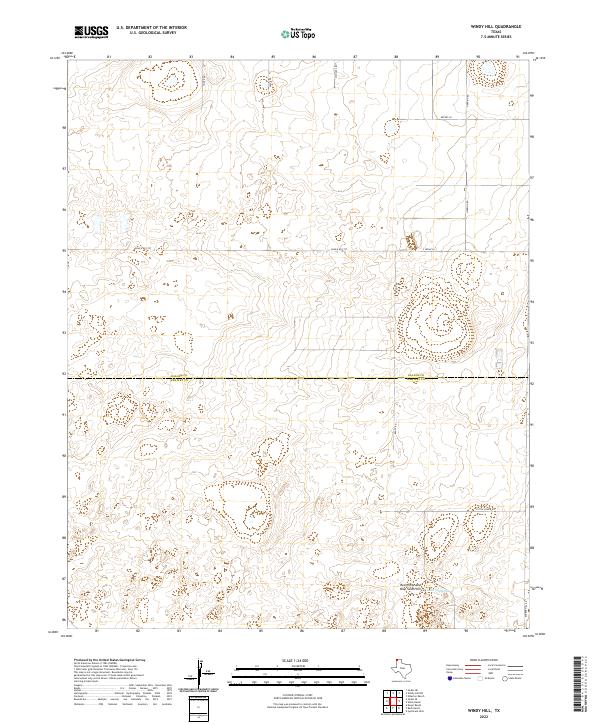 USGS Topographic Map – Windy Hill