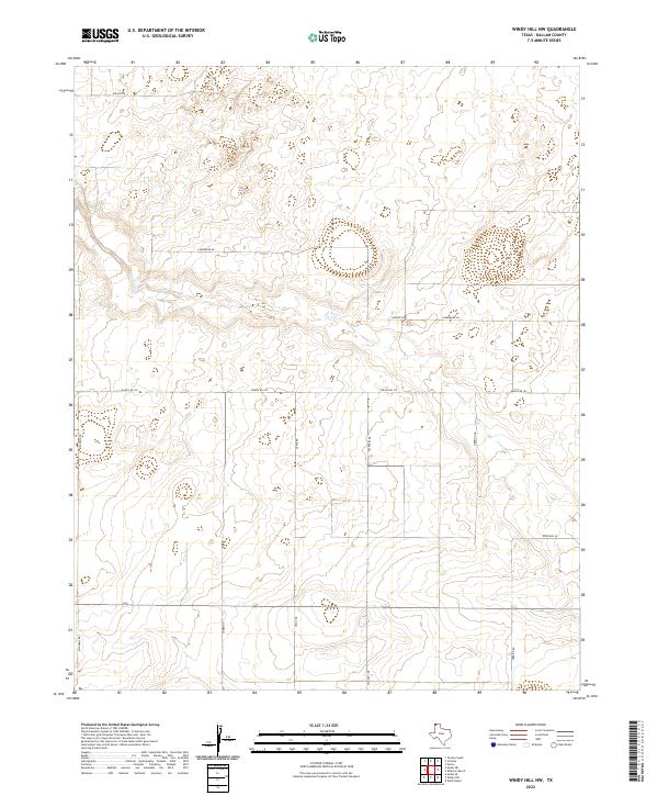2022 Map of Windy Hill NW, 2022 Print