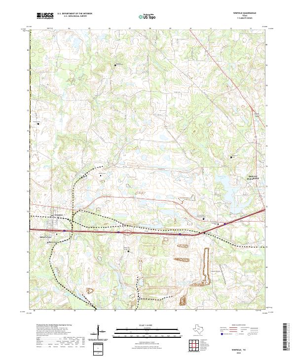 USGS Topographic Map – Winfield
