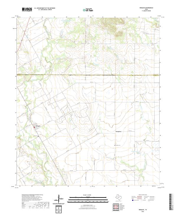 USGS Topographic Map – Wingate