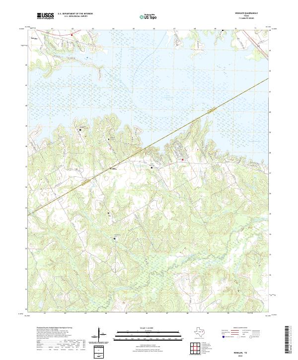 USGS Topographic Map – Winkler