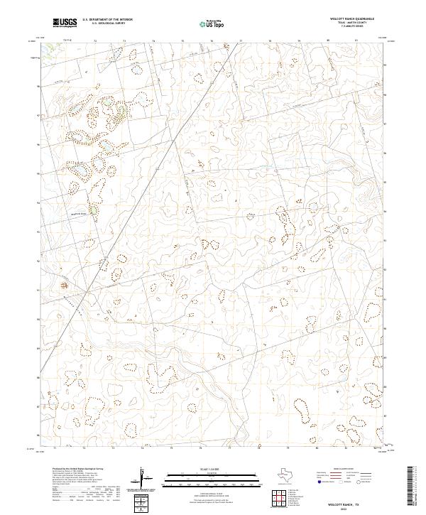 USGS Topographic Map – Wolcott Ranch