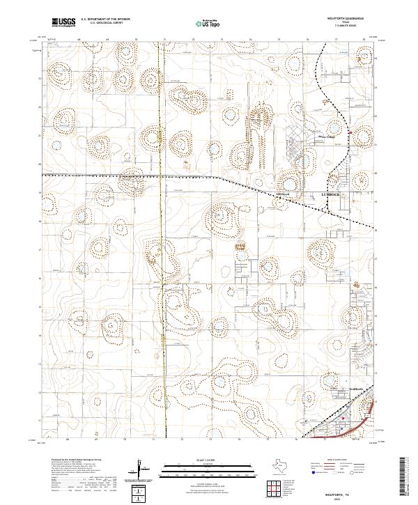 USGS Topographic Map – Wolfforth