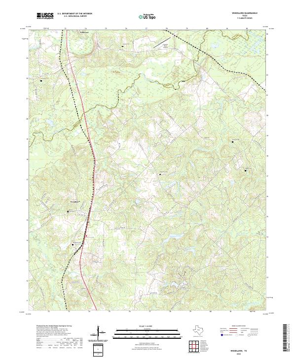USGS Topographic Map – Woodlawn
