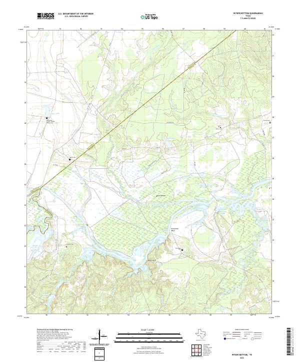 USGS Topographic Map – Wyser Bottom