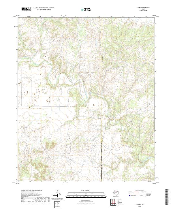 USGS Topographic Map – Y Ranch