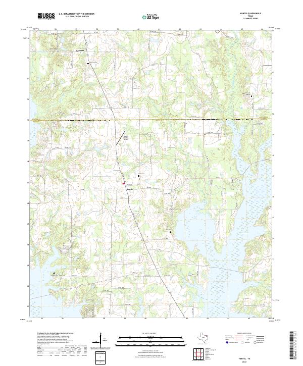 USGS Topographic Map – Yantis