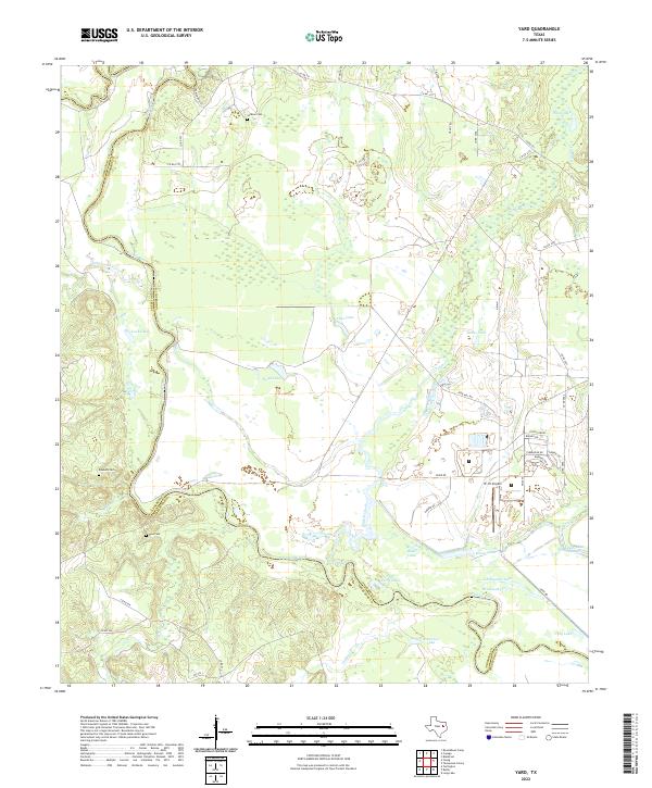 USGS Topographic Map – Yard