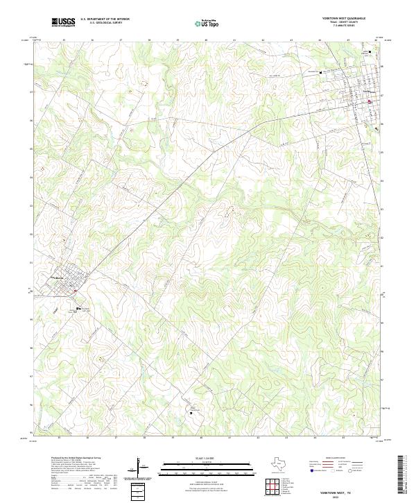 USGS Topographic Map – Yorktown West