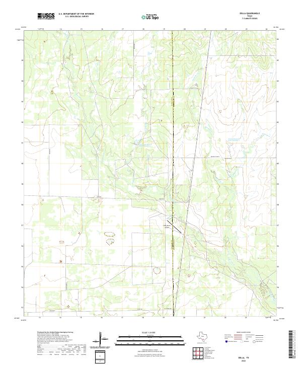 USGS Topographic Map – Zella