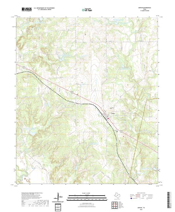 USGS Topographic Map – Zephyr
