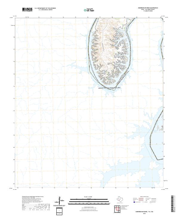 USGS Topographic Map – Zuberbueler Bend