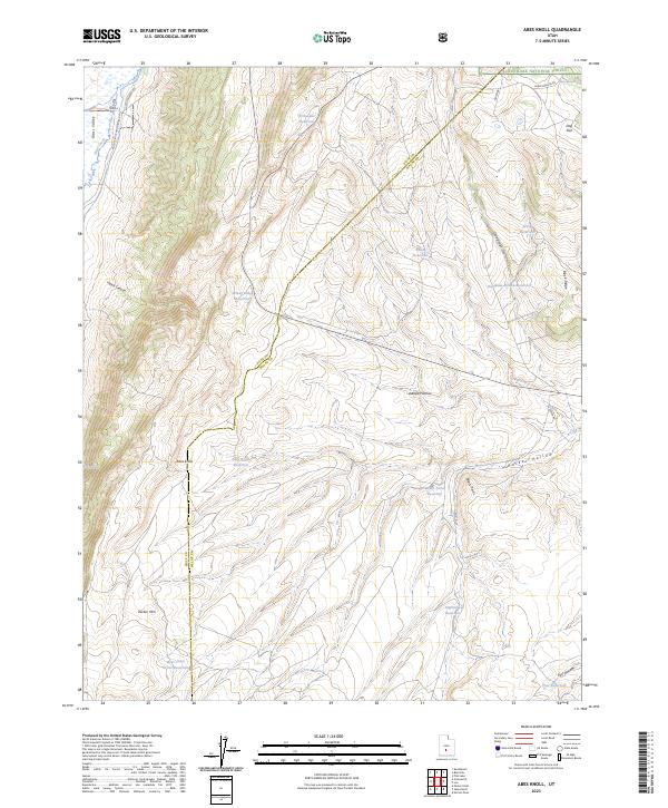 USGS Topographic Map – Abes Knoll