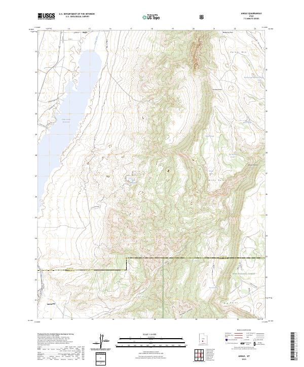USGS Topographic Map – Angle