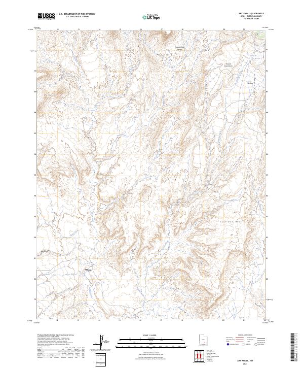 USGS Topographic Map – Ant Knoll
